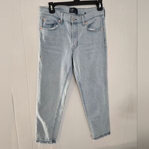 Gap Denim Girlfriend Floral Jeans